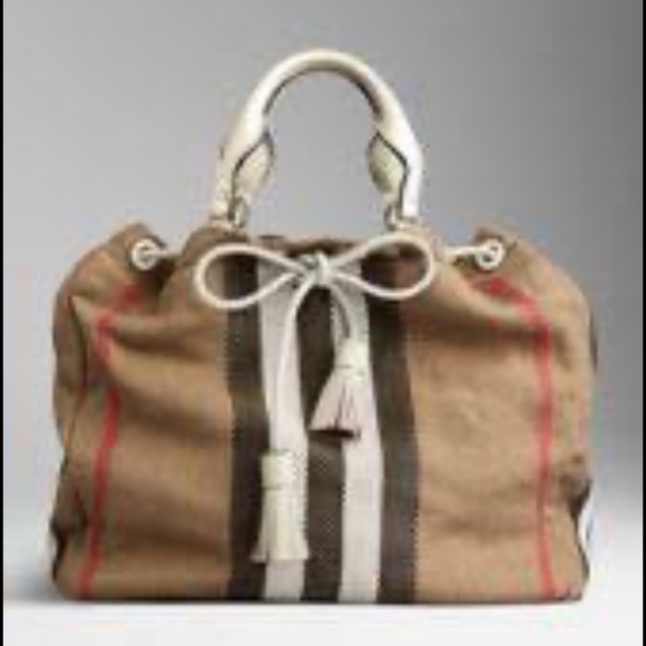 Burberry Check Tote Bag - Picture 1 of 7